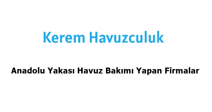Anadolu Yakası Havuz Bakımı Yapan Firmalar